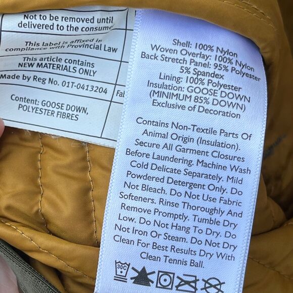 Eddie Bauer Sport Shop 700 Goose Down Puffer Jacket Women’s Petite Small - Picture 7 of 8